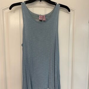 Love on a Hanger Light Blue Tank Top